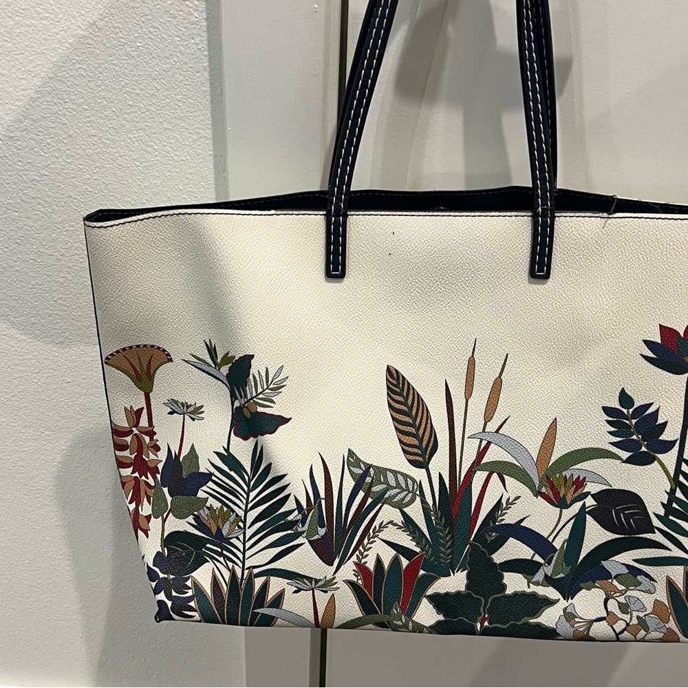 Tory Burch Multicolor Floral Tote - Picture 2 of 4